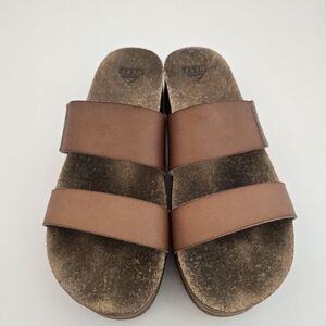 Cushion Vista Hi Platform Slide Sandal (Women) Sz 10